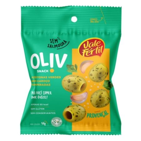 Azeitona Vale Fértil Oliv Snack Provençal Pacote 50g 
 