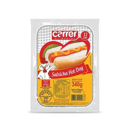 Salsicha carrer hot dog 340g