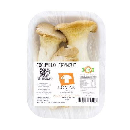 Cogumelo Eryngui Loman Cogumelos Bandeja 200G