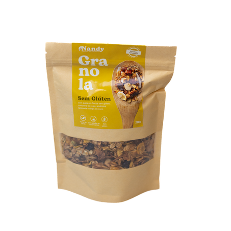GRANOLA SEM GLÚTEN 250G NANDY