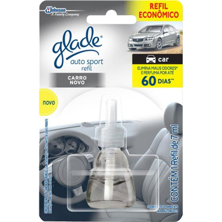 Purificador Glade Sport 7ml - Carro Novo - Refil