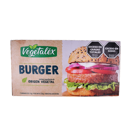 HAMBURGUER VEGETAL 226G - VEGETALEX