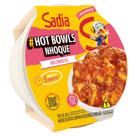 Nhoque Hot Bowls Sadia 300g - Bolonhesa