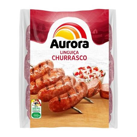 Linguica churrasco aurora congelada 700g