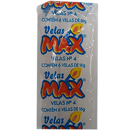 Velas max branca n.4 c-6