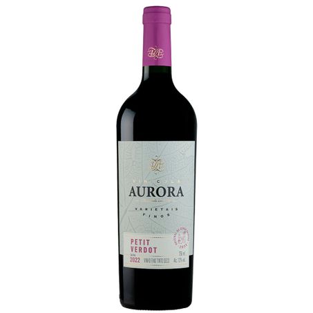 Vinho tinto petit verdot aurora 750ml