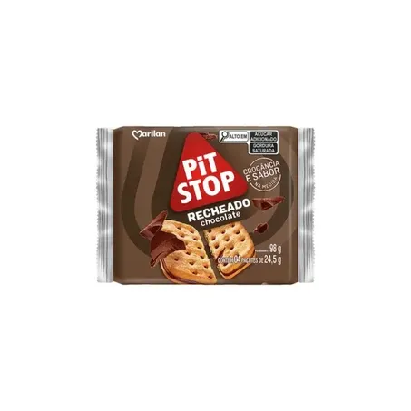 Biscoito marilan pit stop 98g chocolate