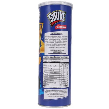 SALGADINHO BATATA STRIKE ORIGINAL POTE 90G 360-13