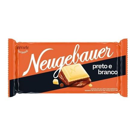 CHOCOLATE NEUGEBAUER BARRA  PRETO/BRANCO 65G