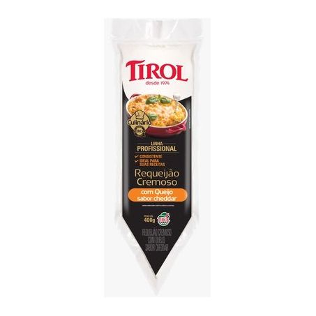 REQUEIJAO CREM C/QUEIJO CHEDDAR TIROL 400G