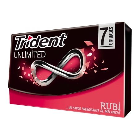 Chicle trident unlimited rubi
