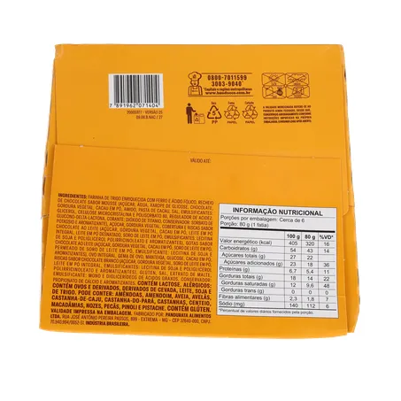 Panettone Bauducco Mousse de Chocolate Caixa 450gr 360-4