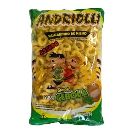 Salgadinho Andriolli 200g Cebola
