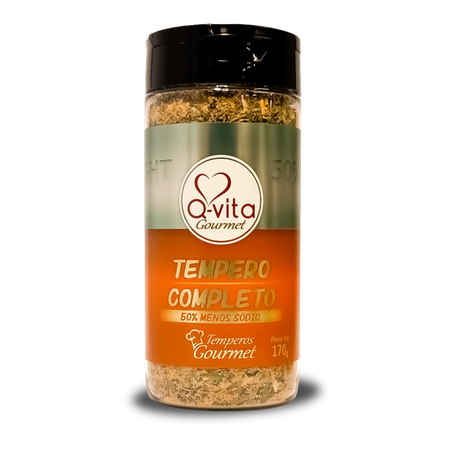Temp Q-Vita 170g Pote Completo C/Sal Rosa