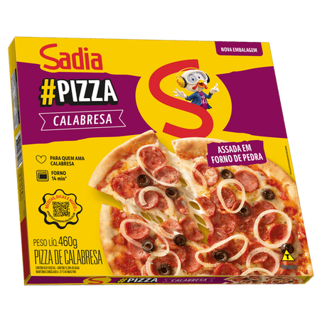 Pizza sadia calabresa 460g
