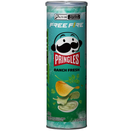 Salgadinho de Batata Pringles Ranch Fresh Pote 105gr