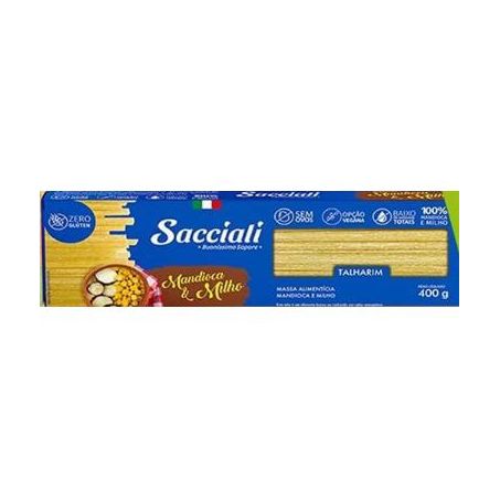 ESPAGUETE SACCIALI MAND MILHO 400G
