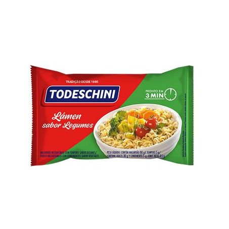 MACARRAO INST.TODESCHINI 85G LEGUMES 