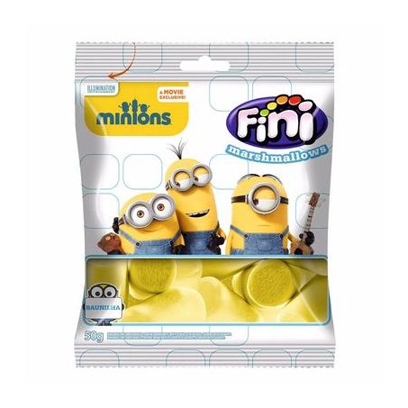 Marshmallow Fini Minions Pacote 50G