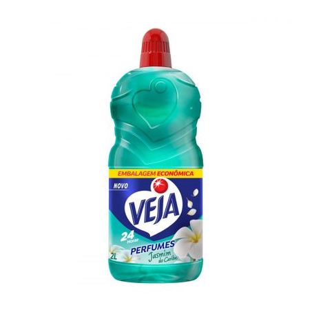Limpador Perfumado Veja Perfumes Jasmim do Caribe Frasco 2lt