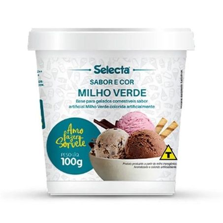 Sabor Sorvete Selecta 100g Milho Verde