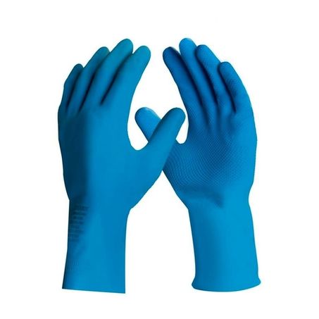 Luva danny silver grip azul m
