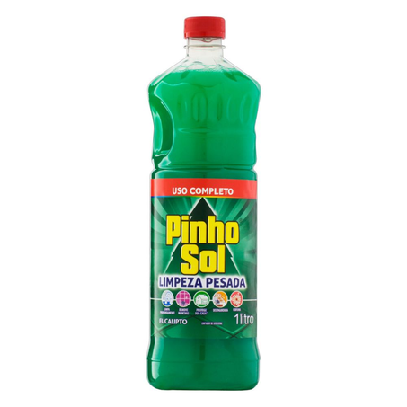 Limpador Pinho Sol Eucalipto Limpeza Pesada Frasco com 1L