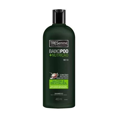 SHAMPOO TRESEMME 400ML BAIXO POO +NUTRICAO