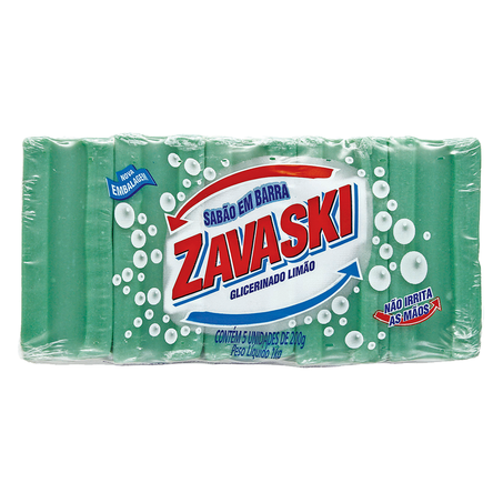 SABÃO EM PEDRA ZAVASKI LIMÃO COM 5 UNIDADES