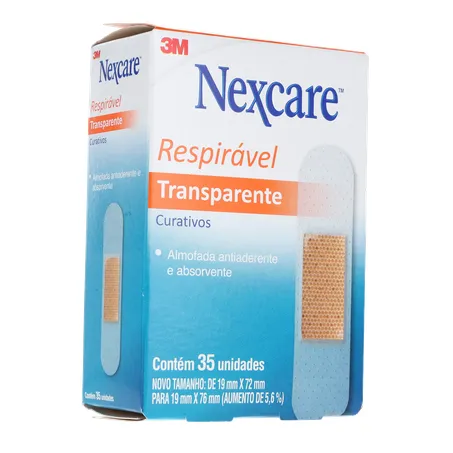 Curativo Nexcare Transparente Caixa 35un 
  360-33