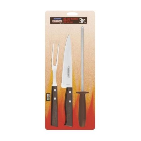TRAMONTINA JG CHURRASCO INOX 3 PCS TRAD 22299/055 
