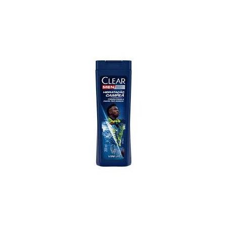 Shampoo Anticaspa Clear Men Hidratação Campeã Vini Jr. Squeeze 200ml