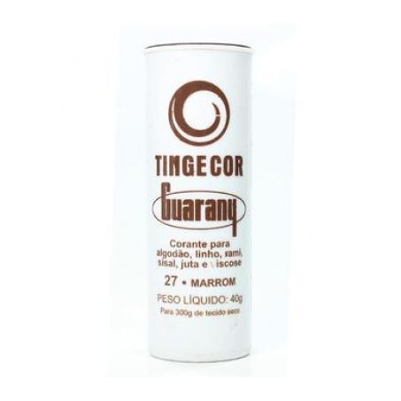 Corante Tecido Guarany Tinge Cor Marron 40g 
 