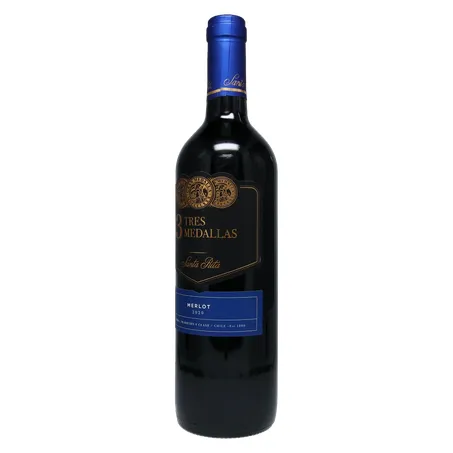Vinho Chileno Três Medallas Merlot 750ml 360-3