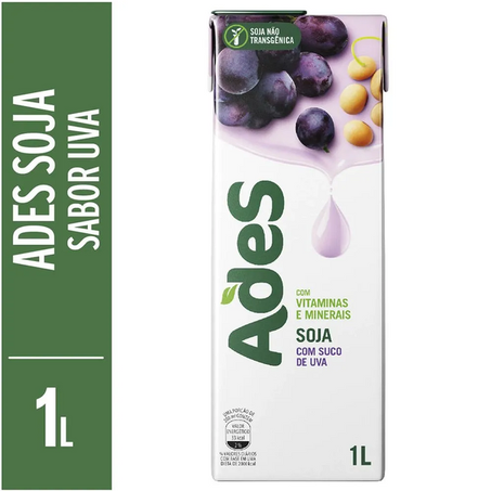 Bebida à Base de Soja com Uva Ades