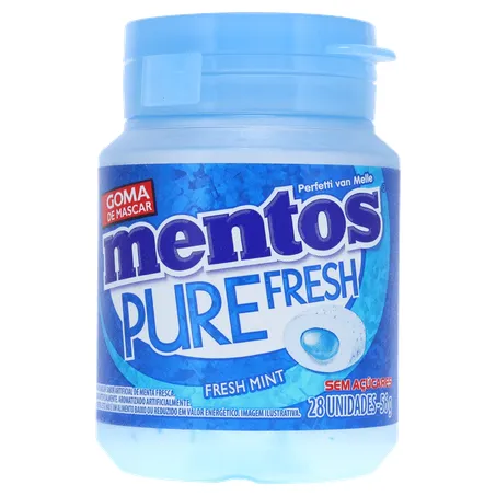 Goma de Mascar Mentos Pure Fresh Fresh Mint Sachê 6G 360-1
