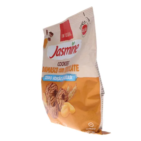 BISCOITO JASMINE COOKIES ZERO AÇÚCAR DAMASCO C/CHOCOLATE 120G 360-6