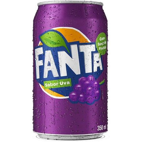 Refrigerante fanta uva lata 350ml