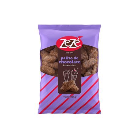 Biscoito doce zezé palito de chocolate pacote 300g