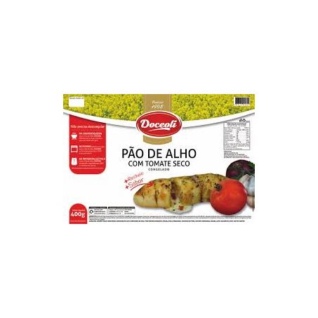 Pao de alho doceoli tomate seco 400g