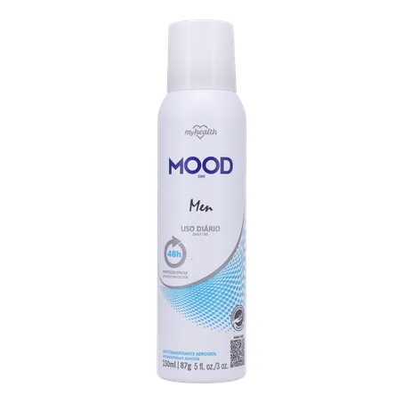 Antitranspirante Aerossol Mood Care Men Frasco Spray 260ml 360-0