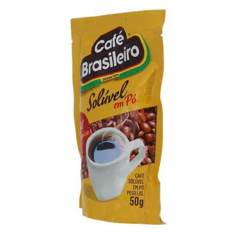 Café brasileiro solúvel sachê 50g 360-5