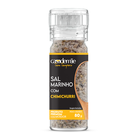 Sal marinho com chimichurri casa de mãe com moedor 80g