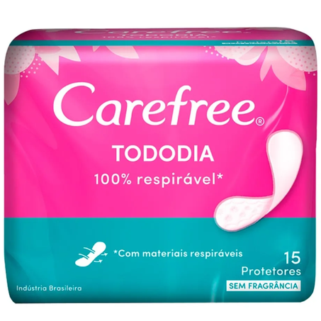 Absorvente carefree 15un brisa sem perfume