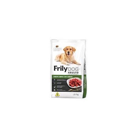 RACAO FRILY DOG ADULTO 1KG CARNE/CEREAIS 