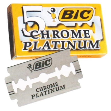 Recarga lamina bic chrome platinum 5un