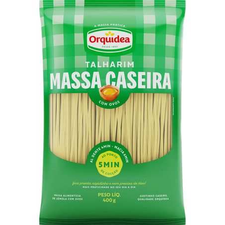 Massa Caseira Orquidea 400g Bdj Talharim