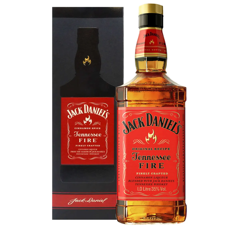 WHISKY JACK DANIELS TENNESEE FIRE 1L