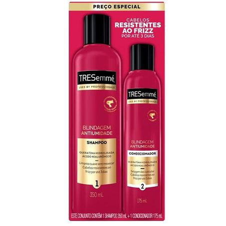 Kit treseme blindagem antiumidade shampoo350ml e condicionador175ml