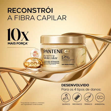 MÁSCARA INTENSIVA PANTENE RECONSTRUÇÃO MOLEC 270ML 360-2
